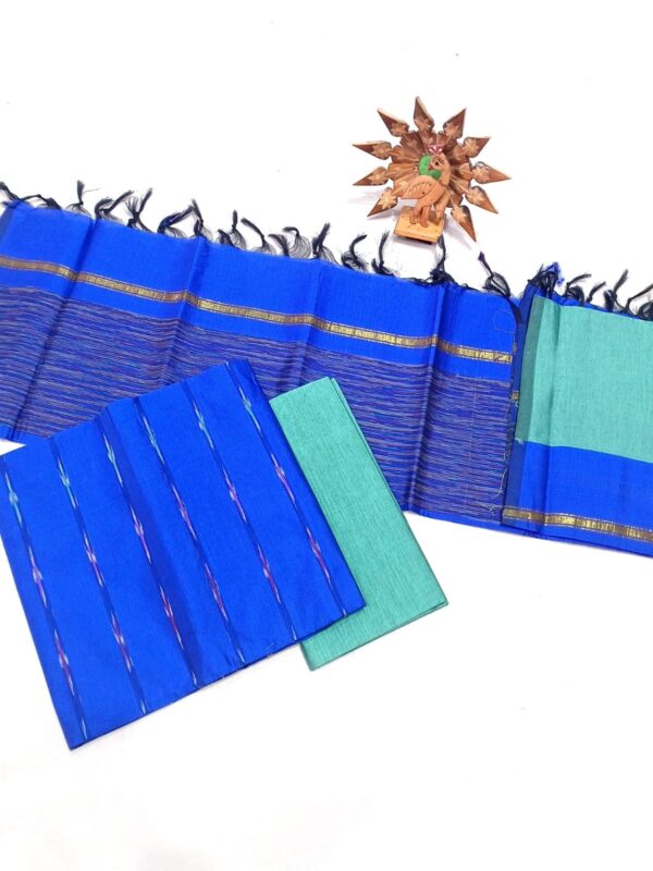Ikat Silk Handloom Suit Material Set