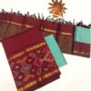 Ikat Silk Handloom Suit Material Set