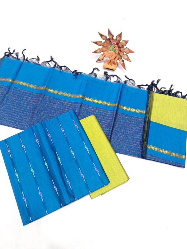 Ikat Silk Handloom Suit Material Set