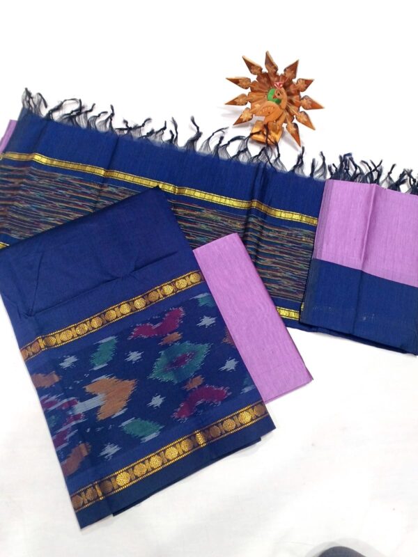 Ikat Silk Handloom Suit Material Set