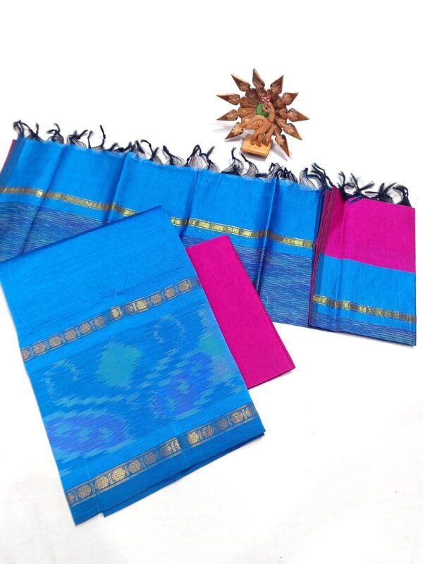 Ikat Silk Handloom Suit Material Set