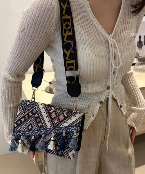 Designer & Stylish Classy Broad Belt Sling Bag