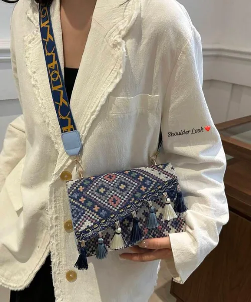 Designer & Stylish Classy Broad Belt Sling Bag