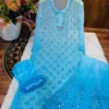 Georgette Buti Jaal Kurti  Set