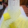 Georgette Buti Jaal Kurti  Set