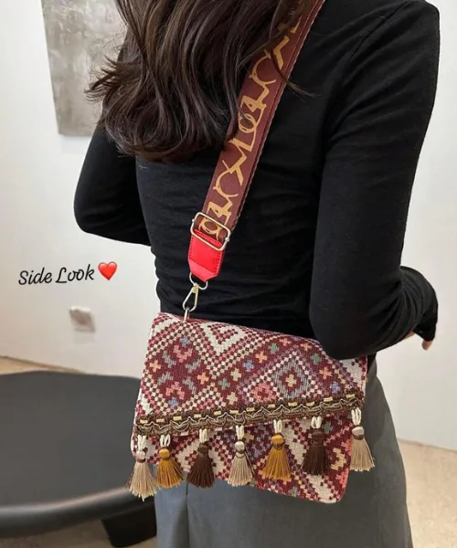 Designer & Stylish Classy Broad Belt Sling Bag