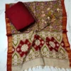 Kalamkari Silk Dupatta Set