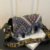 Trendy & Elegant Broad Belt Sling Bag